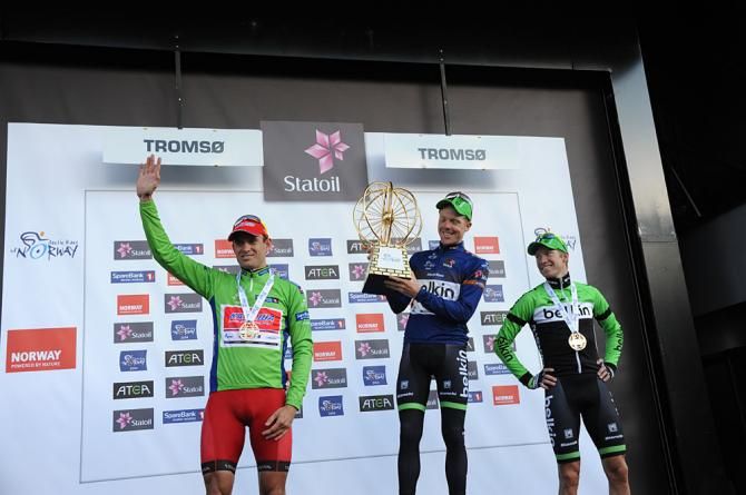 The overall podium
