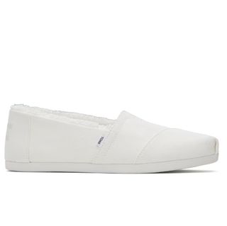 Toms Canvas Slip On Flat Square Toe Espadrilles