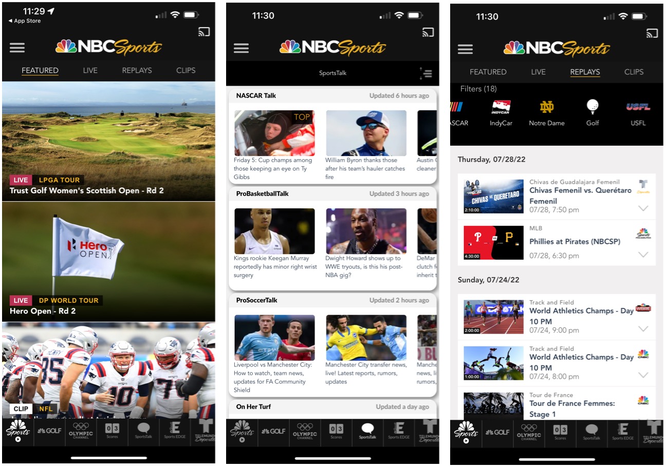 Aplikasi NBC Sports