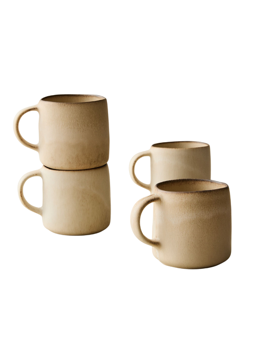 Kanto Stoneware Handled Mug Set