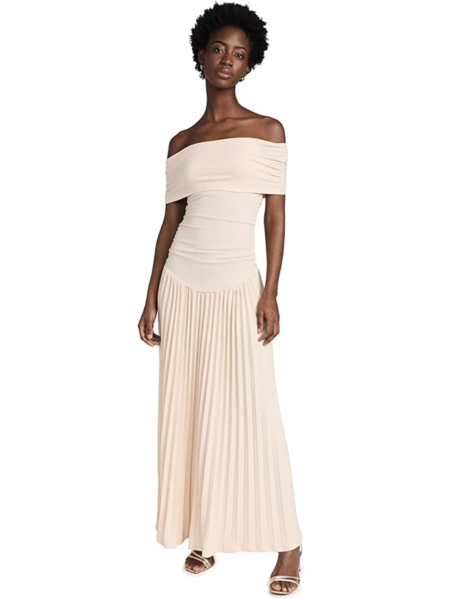 Lioness, Lioness Women's Field of Dreams Maxi Dress, Oatmeal, Off White, Xs