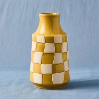 Colourful yellow vase from Oliver Bonas