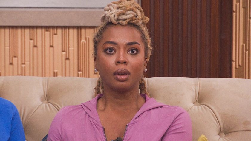 Mickey being shocked about her elimination