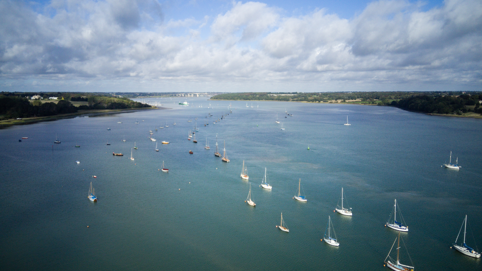 Photo yachts taken with the Potensic Atom drone