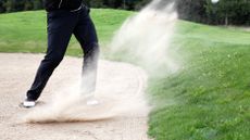 chunk-and-run bunker shot close up GettyImages-178528910
