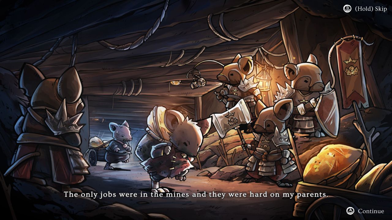 Winter Burrow from Pine Creek Games draws inspiration from the Mouse Guard comics, Don't Starve, 7 Days to Die, and Animal Crossing.
