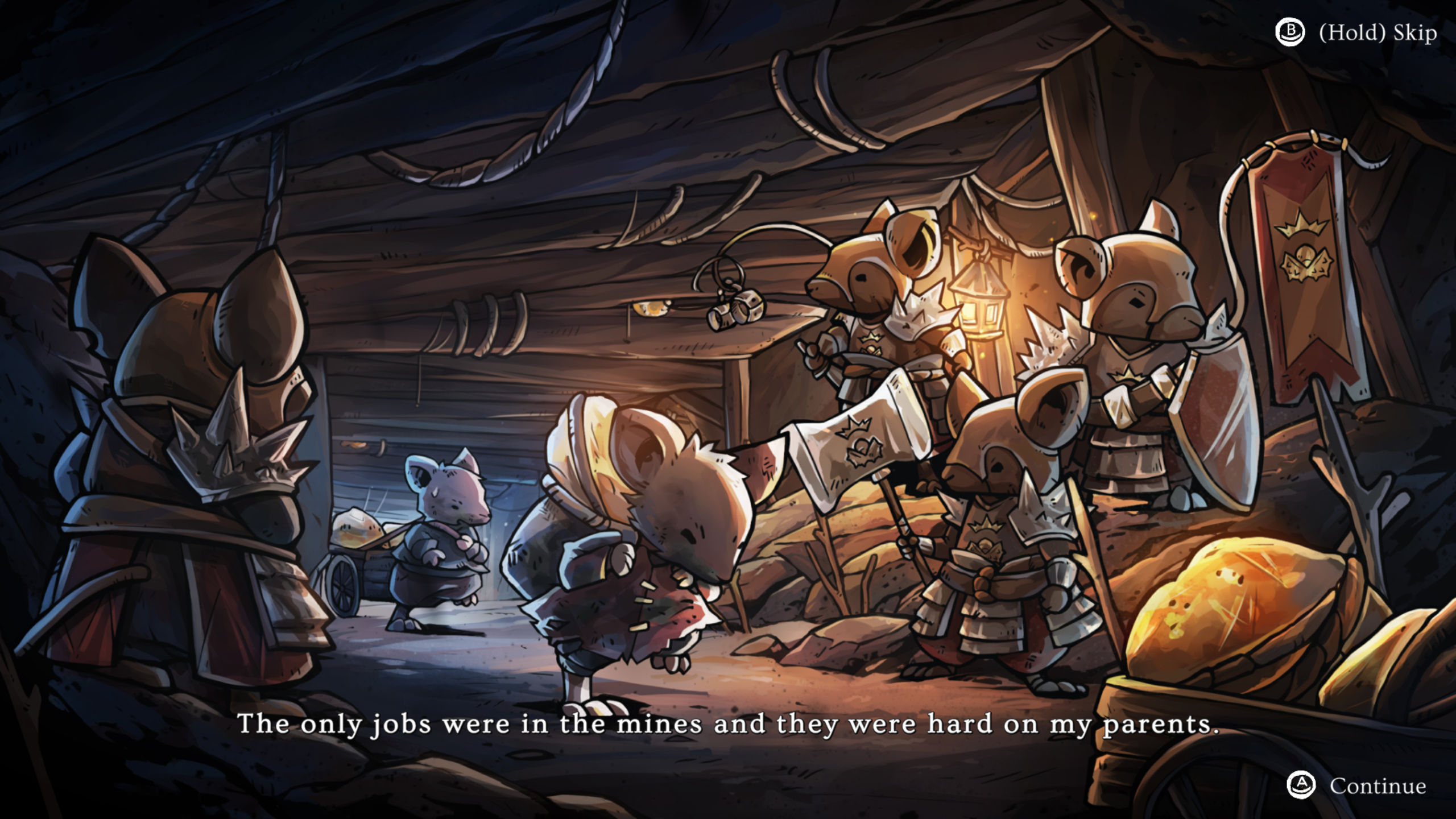Winter Burrow from Pine Creek Games draws inspiration from the Mouse Guard comics, Don't Starve, 7 Days to Die, and Animal Crossing.