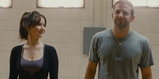 Jennifer Lawrence and Bradley Cooper in Silver Linings Playbook