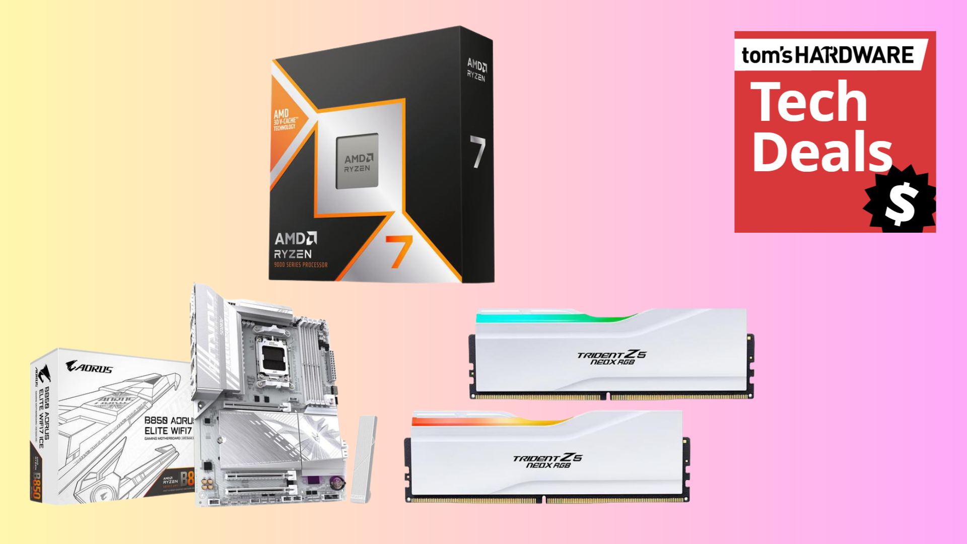 Newegg 9800X3D combo deal