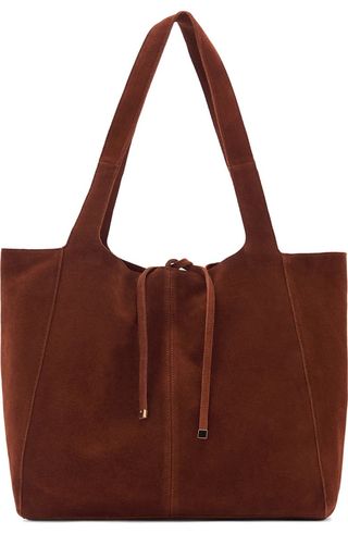 Suede Shopper Bag