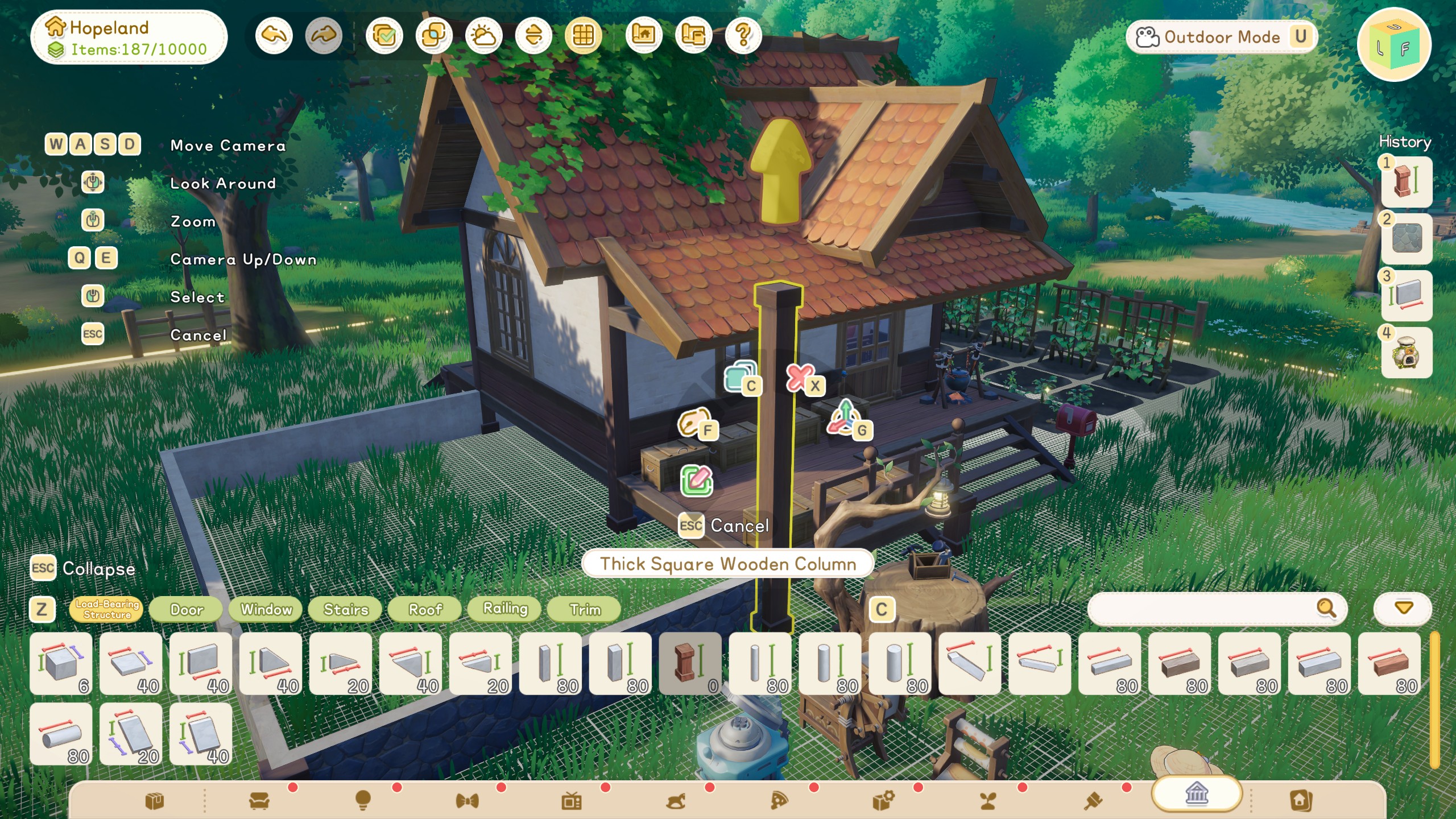 Starsand Island - build mode tools