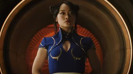 Callina Liang in full Chun-Li garb in Street Fighter