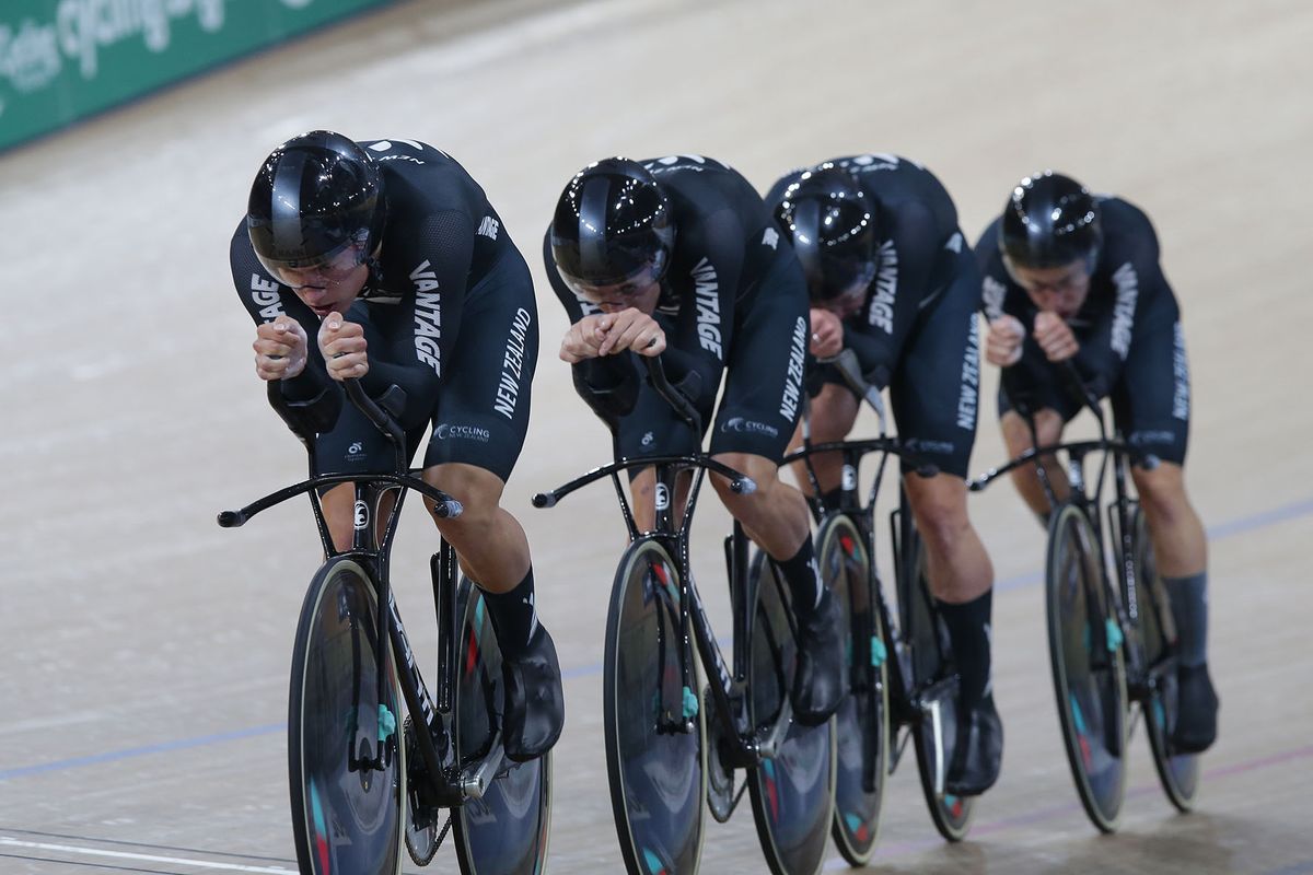 New Zealand's team pursuiters