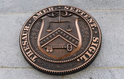 Treasury Department seal.
