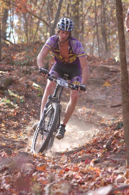 Theodore Rauh at the Ohio Mountain Bike Championships race, two weeks before the Iceman Cometh