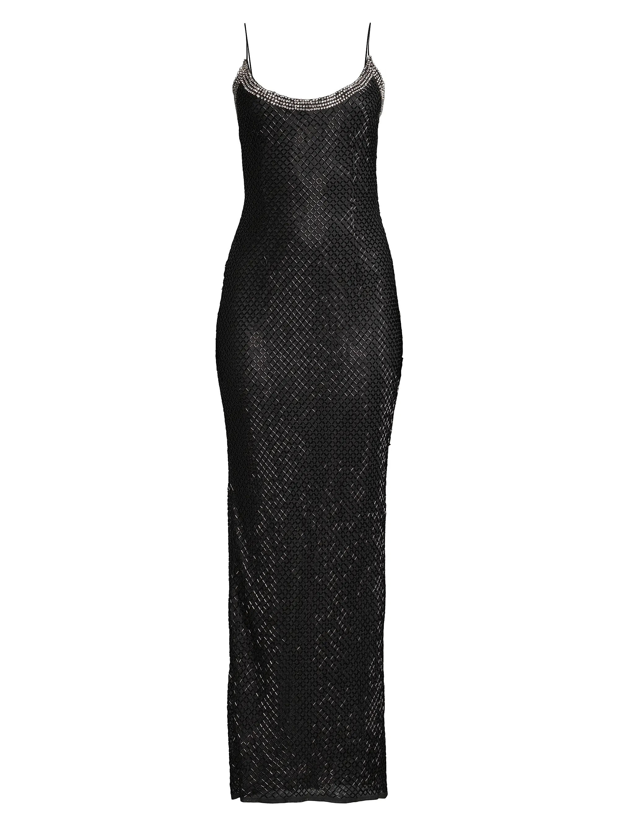 Beaded Column Gown
