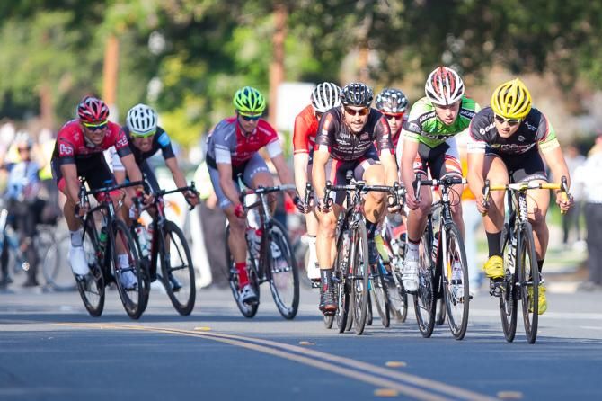 The break putting time on the peloton.