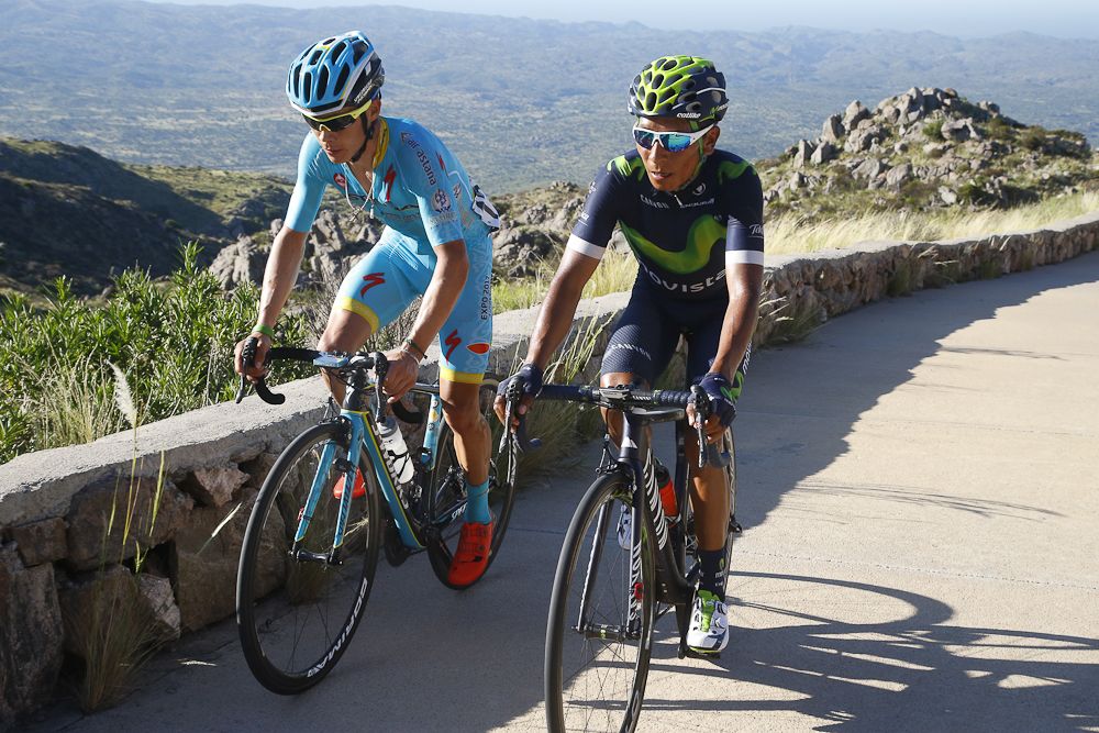 Miguel Angel Benito Diez and Nairo Quintana