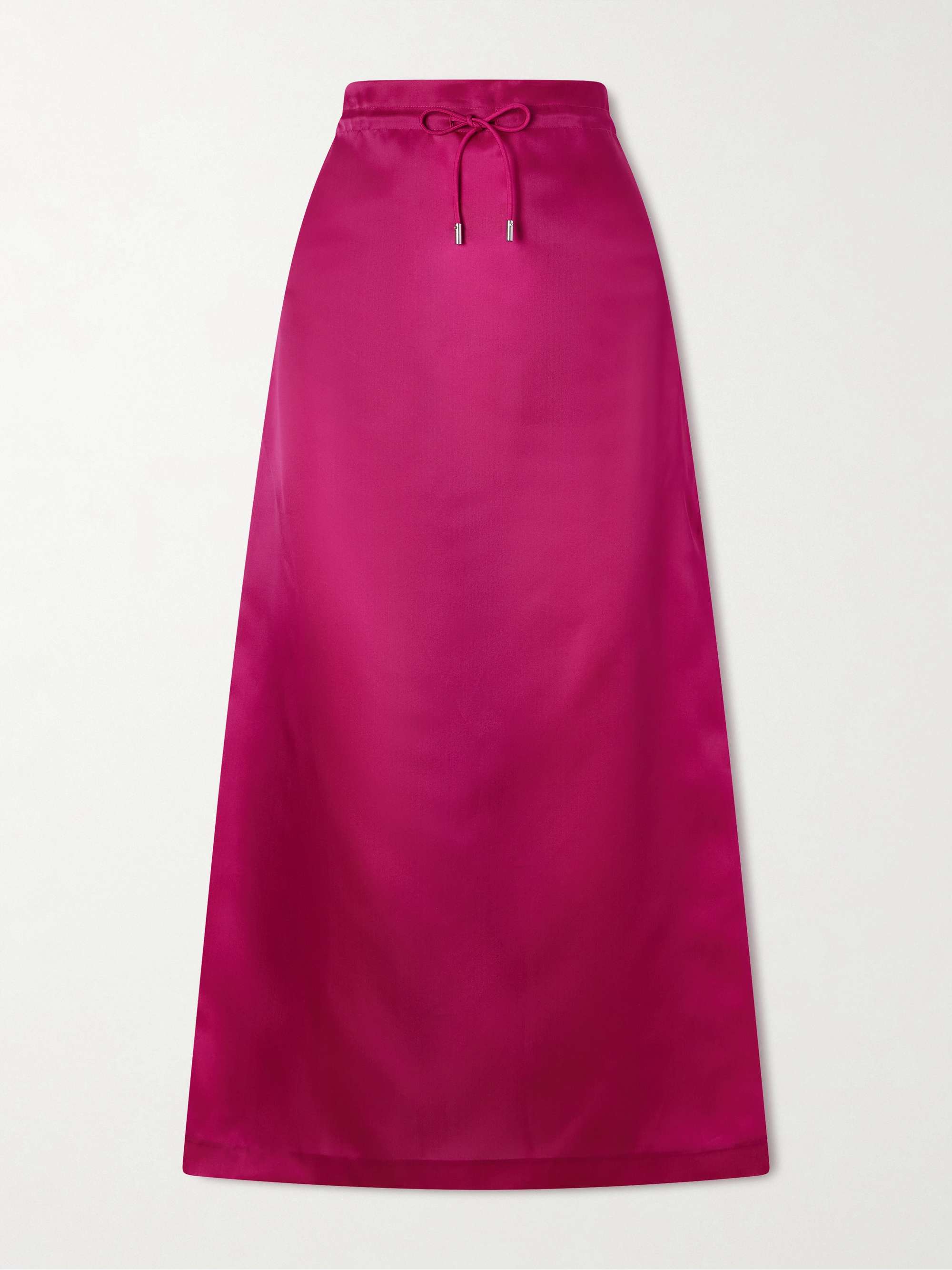 Regina Silk-Organza Midi Skirt