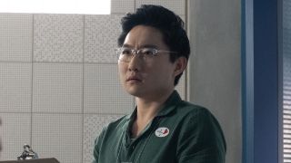 Vince Masuka holding clipboard in Dexter: Original Sin