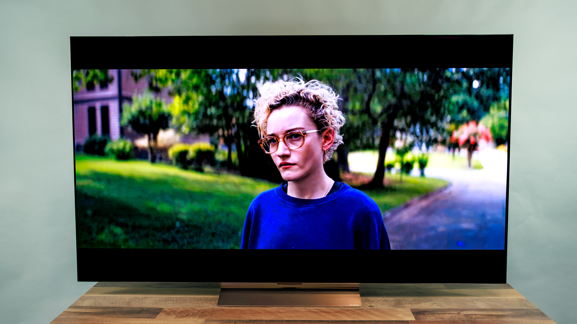 The LG C6 OLED at Future's testing labs in New York.