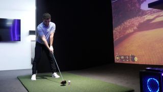 I Played A Professional Golf Event Indoors...Here's How It Went