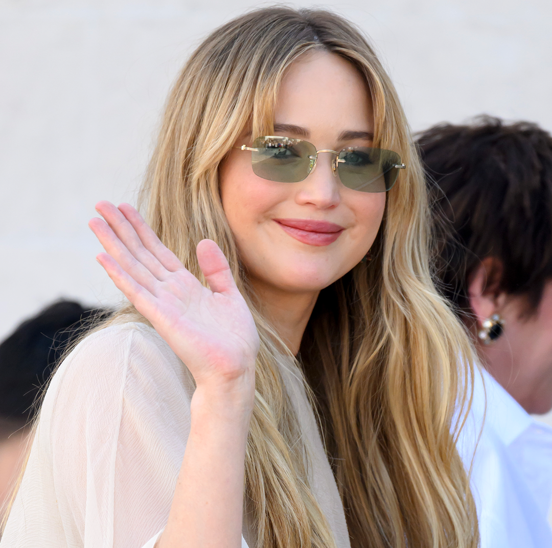 Jennifer Lawrence wore an all-white outfit with a Dior Saddle Bag in NYC