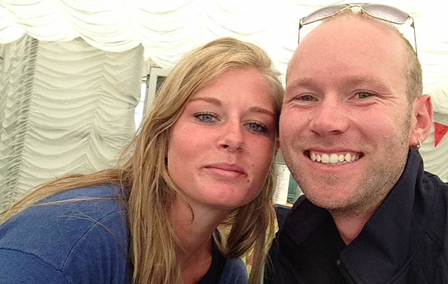 With Roo Fox at Burghley
