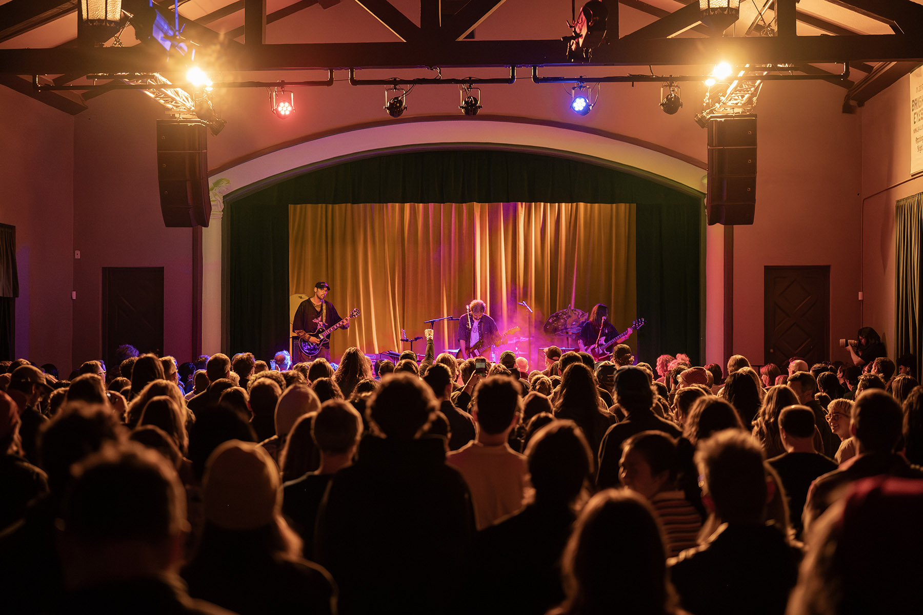 Sid the Cat Auditorium ready for its next concert.