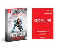 Metroid Dread Special Edition + 12-months Nintendo Switch Online Family Membership: $124 @ Antonline