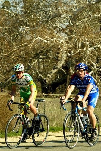 Landis kept it steady at the front to get everyone warmed up