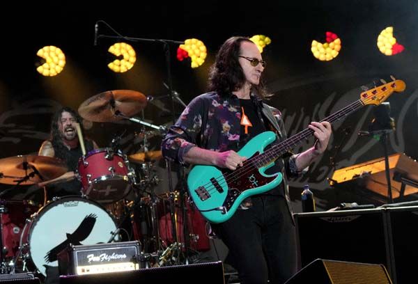 Geddy Lee onstage