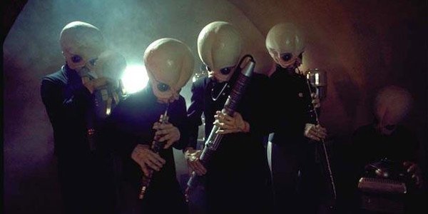 Mos Eisley band performing in Star Wars: A New Hope