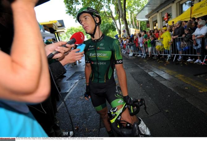 Byran Coquard (Europcar) will have to wait for another day to claim a maiden Tour stage win