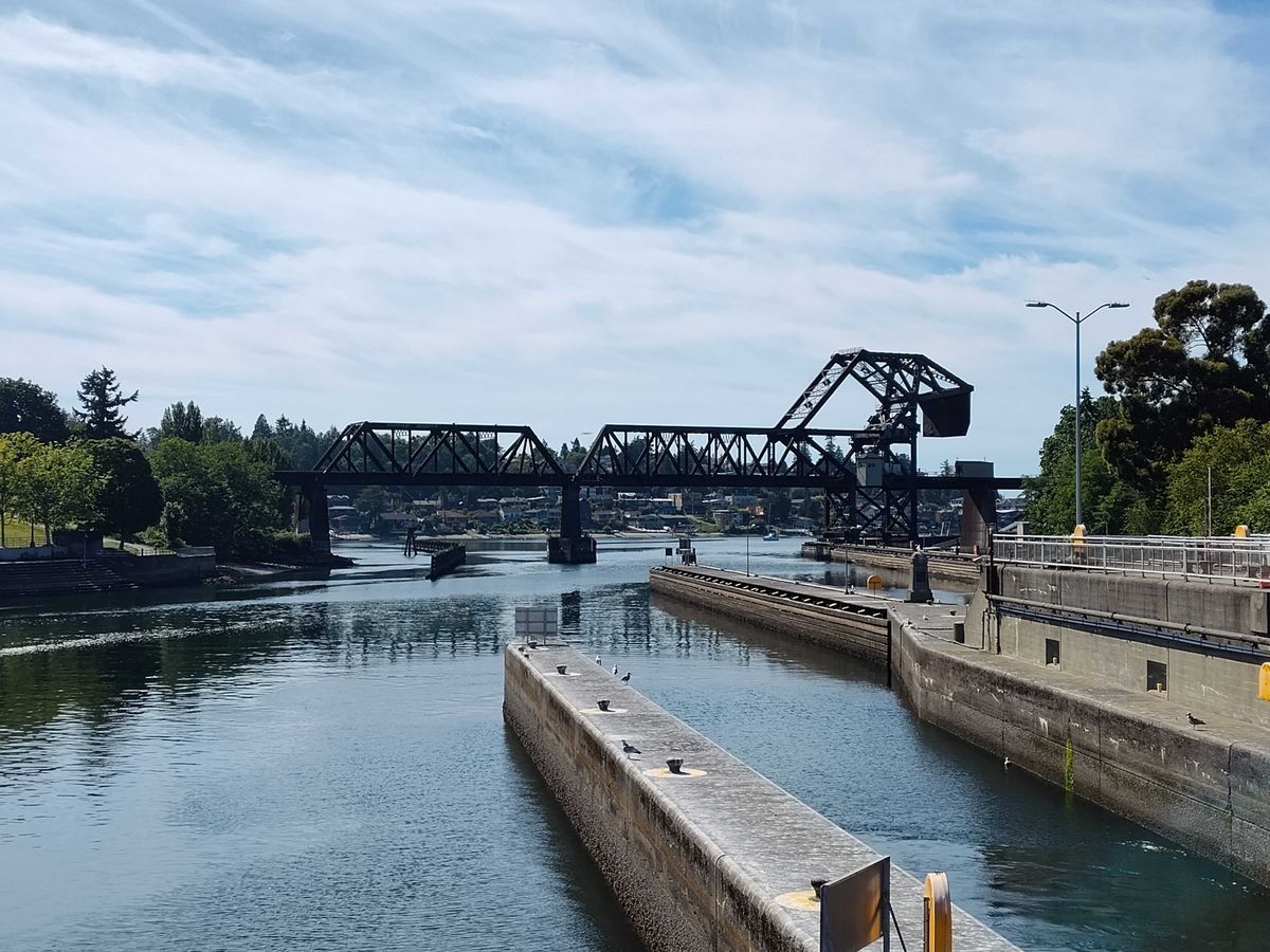 2X shot of a bridge over water