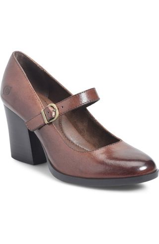 Block Heel Mary Jane Pump