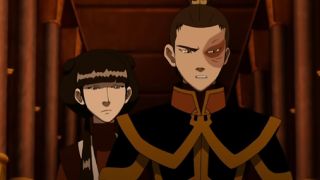 Mai and Zuko in Avatar: The Last Airbender.