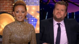 Mel B on America's Got Talent and James Corden on The Late Late Show.