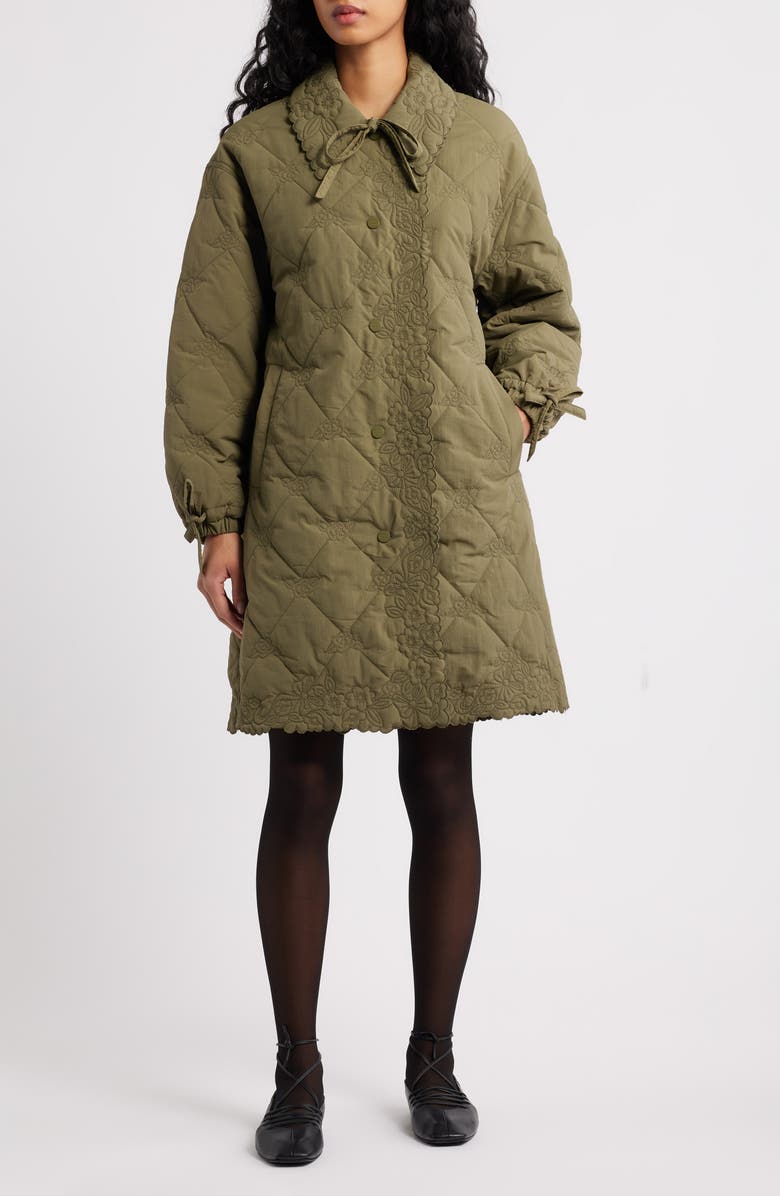 Avery Water Repellent Quilted Coat