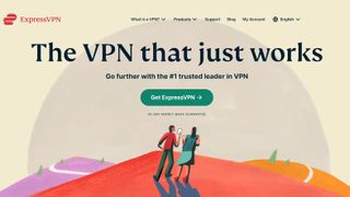 ExpressVPN home page