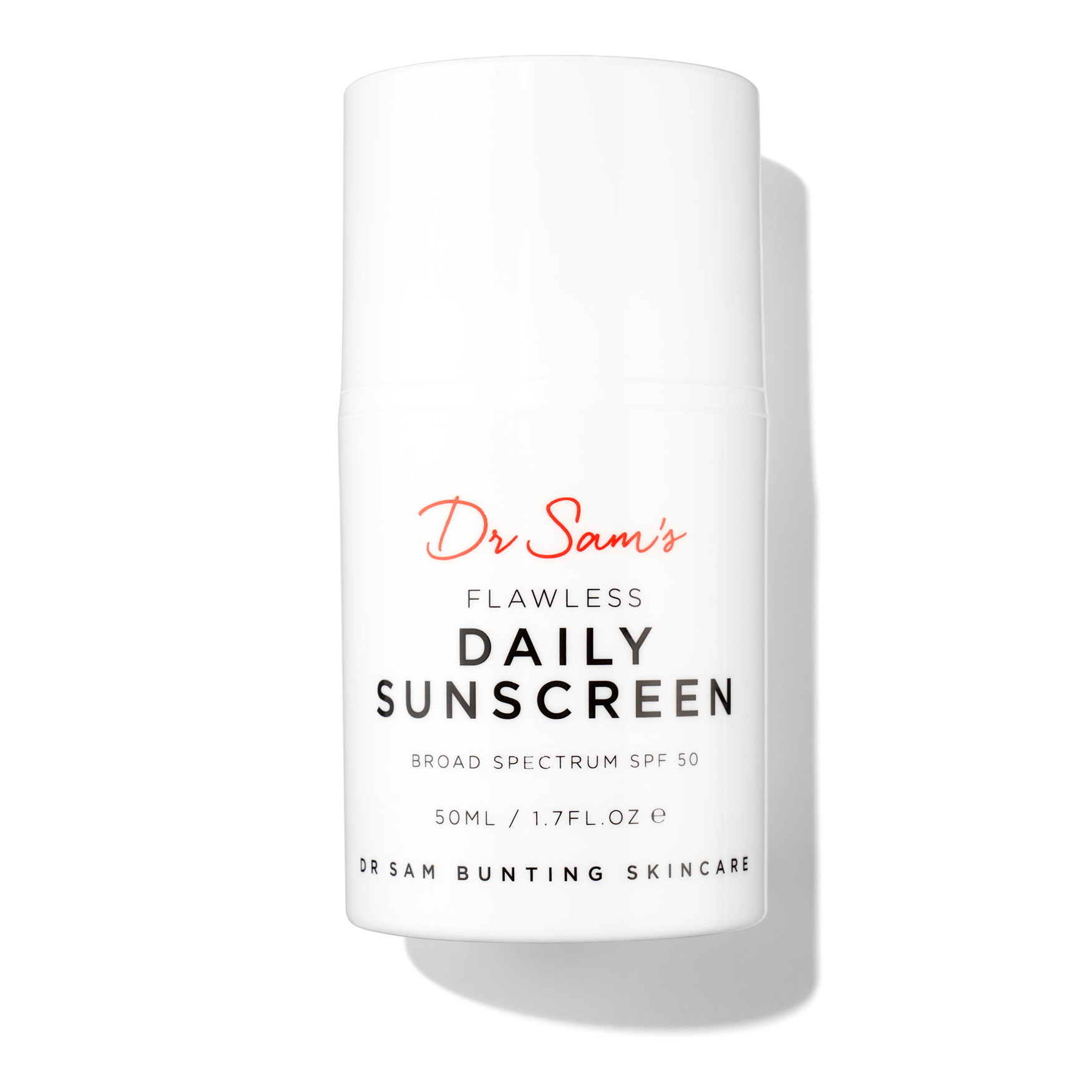 Dr Sam's Flawless Daily Sunscreen Spf50
