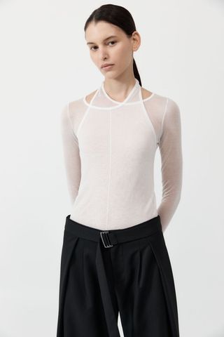 Semi Sheer Loop Top 