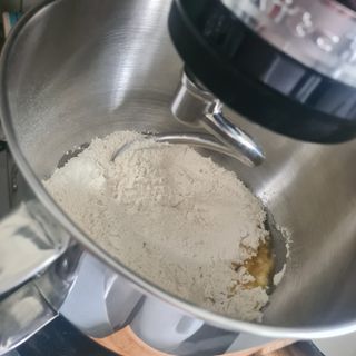 Making bread dough