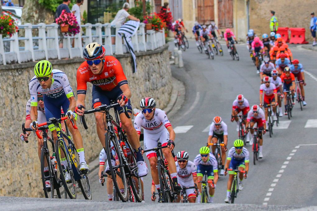 Rohan Dennis in action before abandoning during stage 12 at the Tour de France