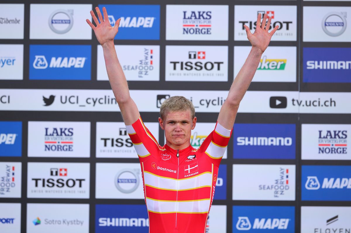 Junior men's champion Julius Johansen (Denmark)