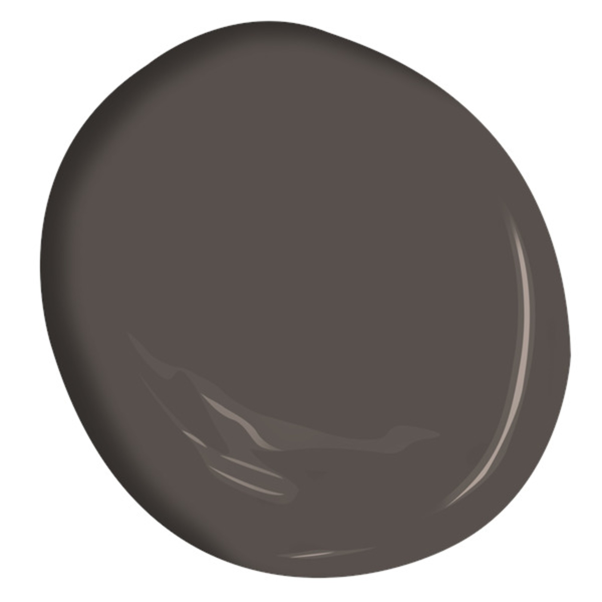Benjamin Moore Silhouette AF-655 paint swatch