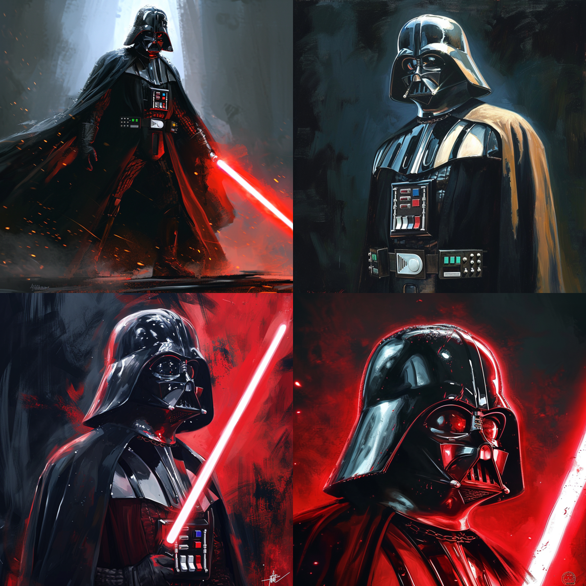 Darth Vader Generated by Midjourney