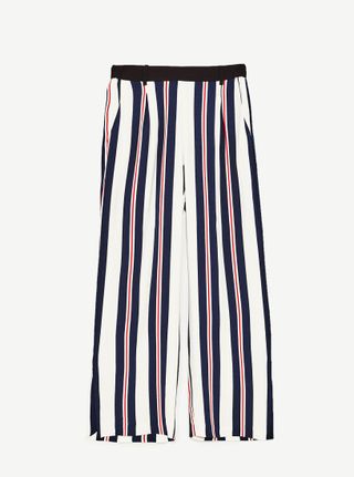 Stripe Wide Leg Trousers, £25.99, Zara