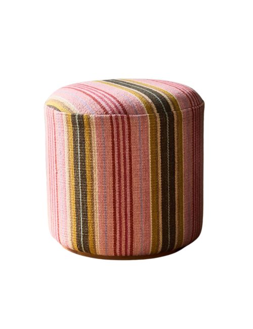 Kacey Striped Ottoman