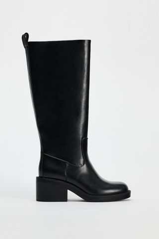 Wide-Heel Boots